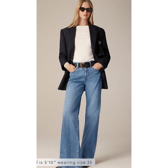 J. Crew Low-rise denim trouser jean size 37 - Picture 1 of 5